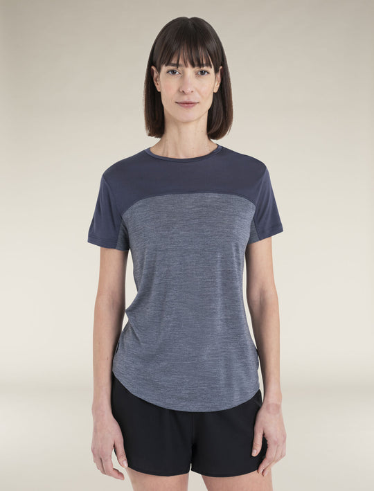 Chandail à manches courtes Merino 125 Cool-Lite Sphere III SS Colour Block - Femme