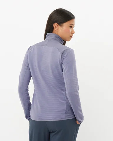 Lightwarm Hyb Fleece FZ Long Sleeve Sweater - Women