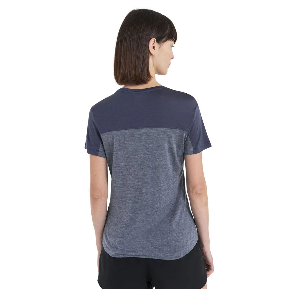 Chandail à manches courtes Merino 125 Cool-Lite Sphere III SS Colour Block - Femme