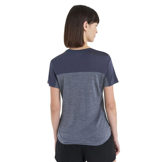 Chandail à manches courtes Merino 125 Cool-Lite Sphere III SS Colour Block - Femme