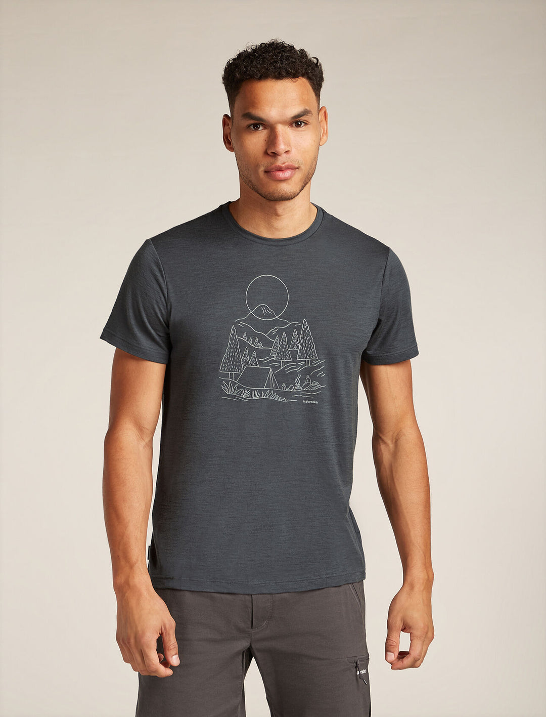 Chandail à manches courtes Merino 150 tech lite SS Sunset Camp - Homme