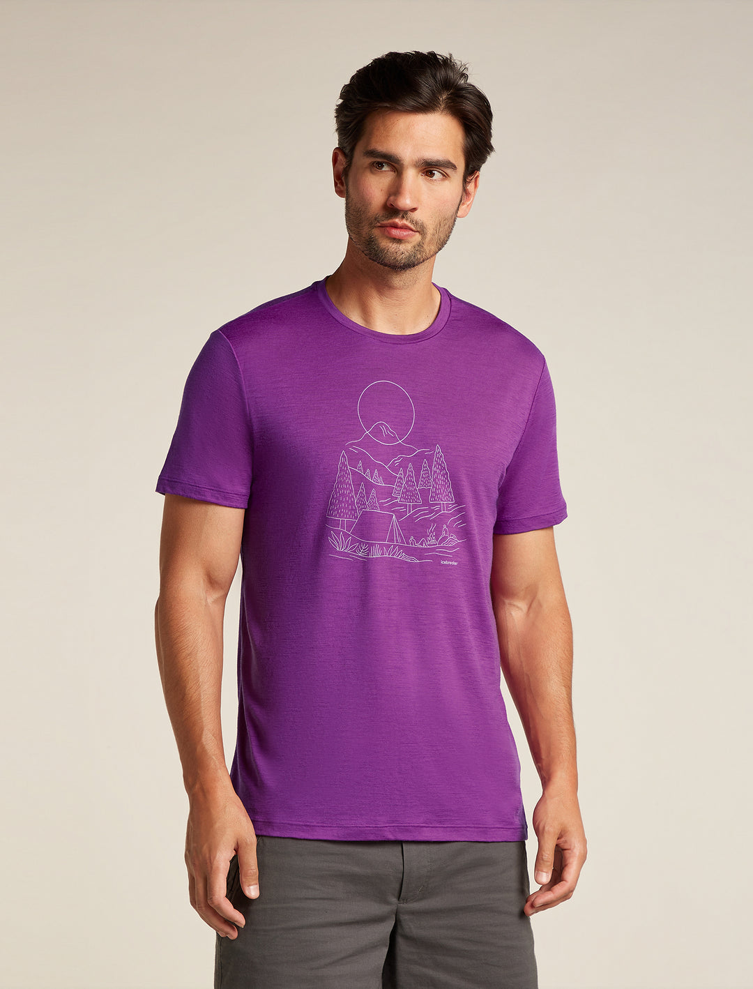Chandail à manches courtes Merino 150 tech lite SS Sunset Camp - Homme