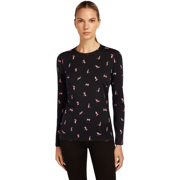 Merino 200 Oasis Long Sleeve Crewe Thermal Top Ski Day - Women's