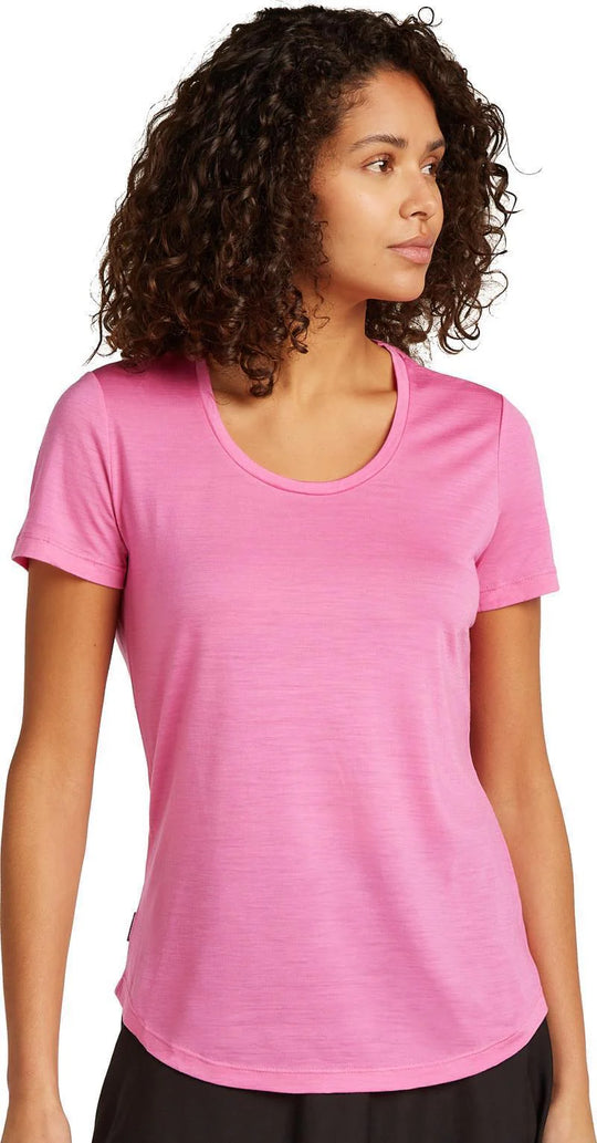 Merino Blend 125 Cool-Lite Sphere SS Scoop Sweater - Women's