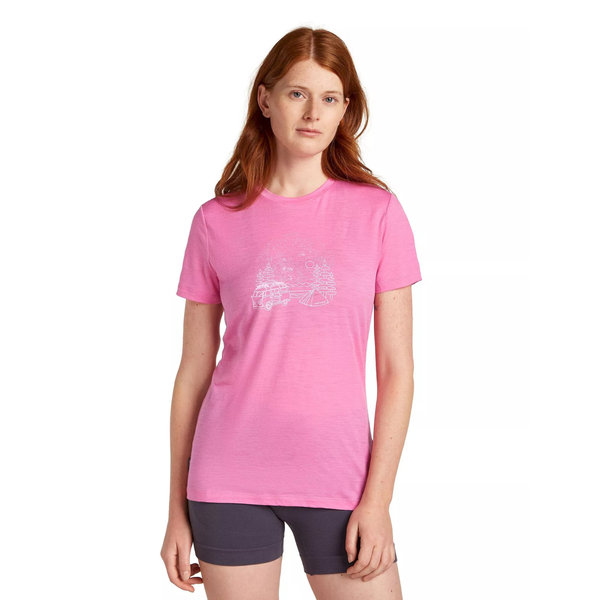 T-shirt Manches Courtes Merino 150 Tech Lite Van Camp - Femme