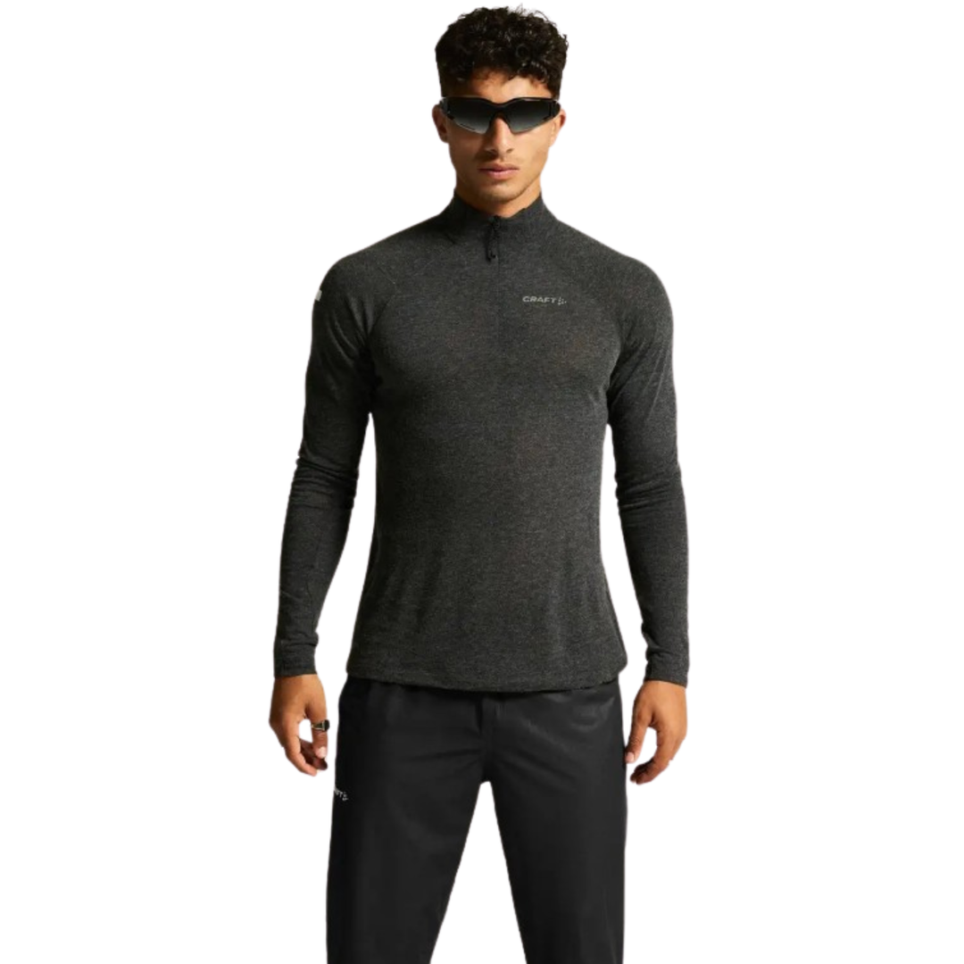Men's Long-Sleeved Wool Sweater