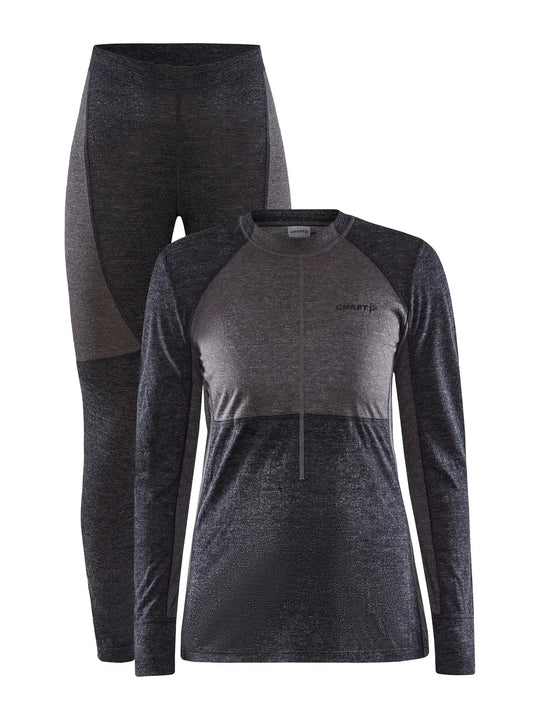 Core Wool Mix Merino Base Layer Set - Women