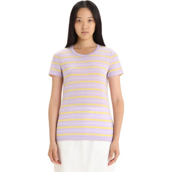 T-shirt Manches Courtes Wave Stripe - Femme