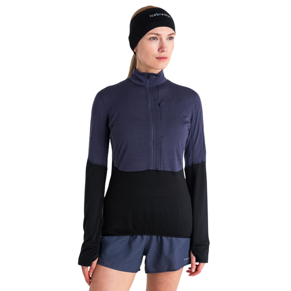Merino Blend 200 RealFleece Descender Long Sleeve Half Zip Jacket - Women's