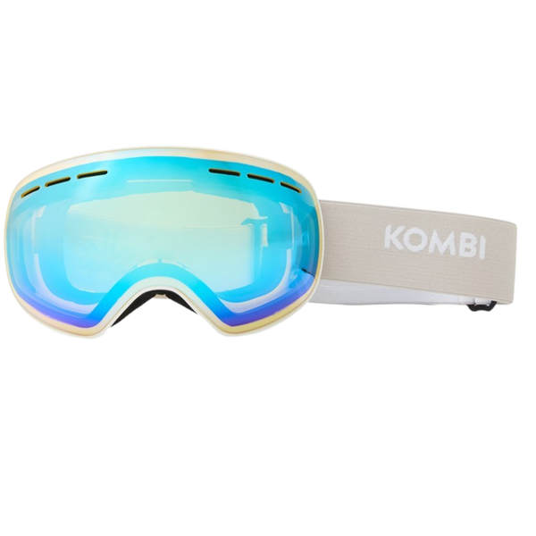 Storm Yellow-Ice Blue Ski Goggles - Unisex