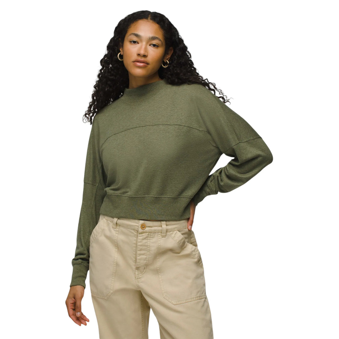 Cozy Up Mock Long Sleeve Sweater - Women