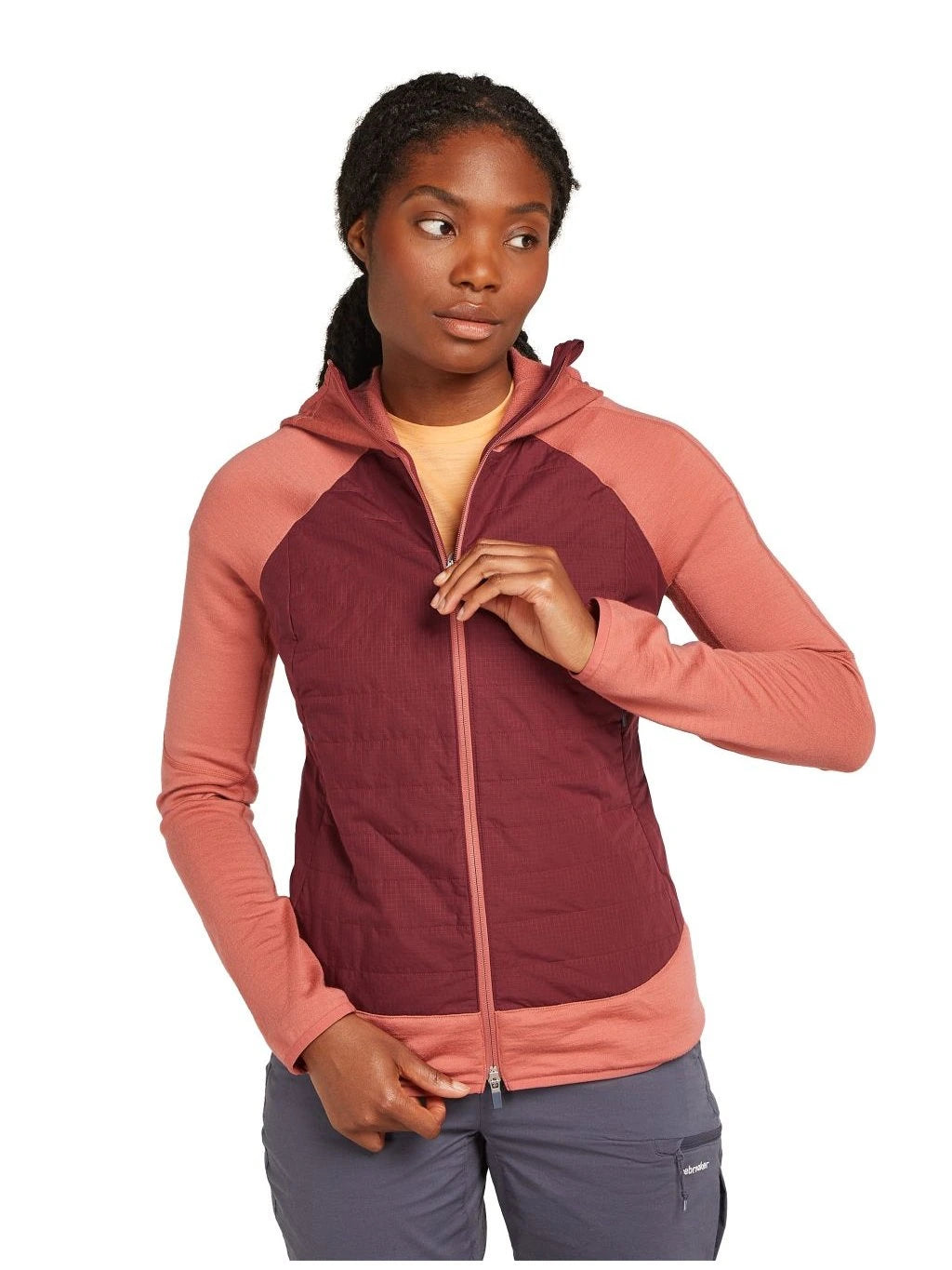 Veste à manches longues Merino Quantum Hybrid LS - Femme