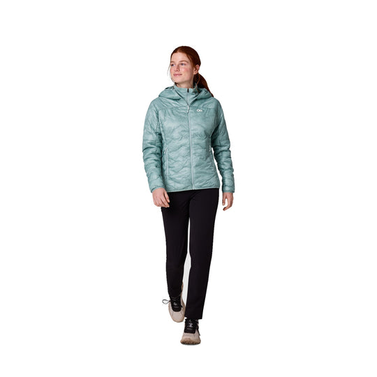 Manteau isolé à capuchon SuperStrand - Femme