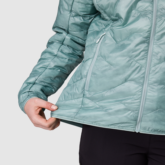 Manteau isolé à capuchon SuperStrand - Femme - détail