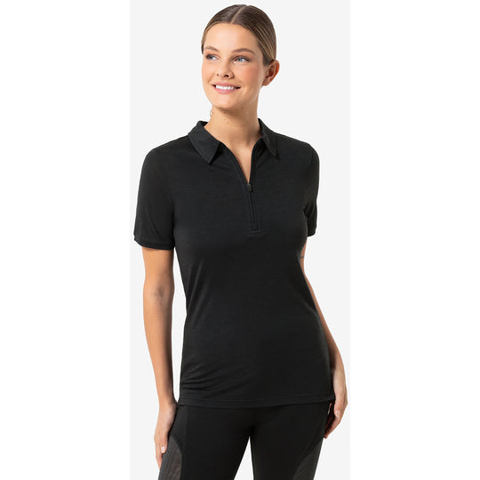 Women's Zip Polo Shirt