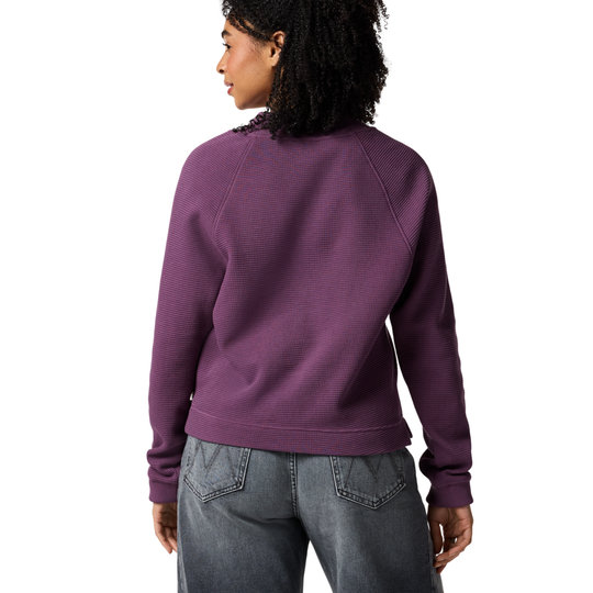 Atajo Long-Sleeve Waffle V-Neck - Women's