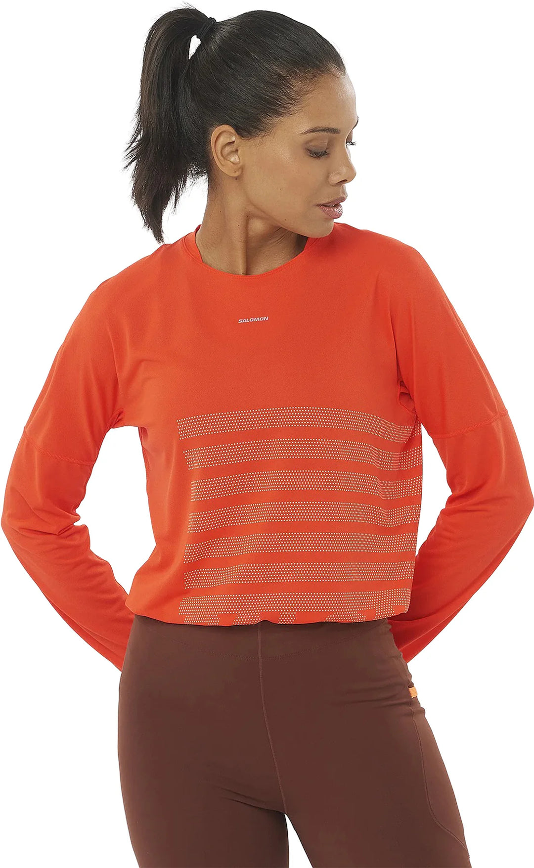 Sense Aero Tee GFX Long Sleeve Sports Shirt - Women