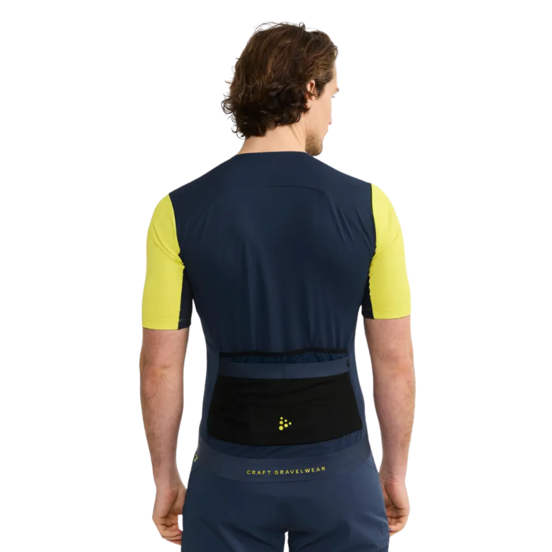 Maillot Vélo Manches Courtes Pro Gravel - Homme