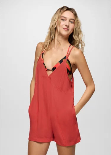 Robe mini col V Fernie - Femme