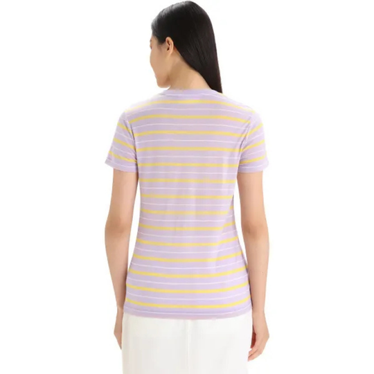 T-shirt Manches Courtes Wave Stripe - Femme