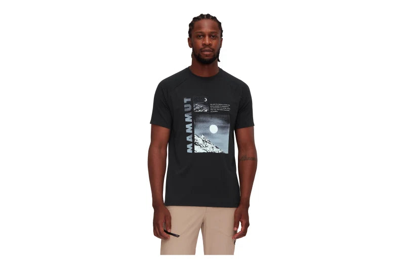 T-shirt Mountain Day and Night - Homme