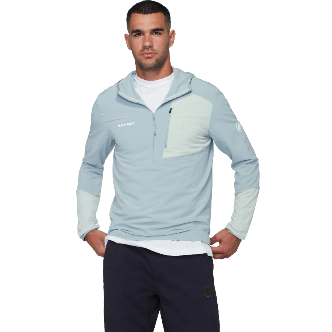 Chandail à Capuchon Polaire Madris Light Demi-zip - Homme