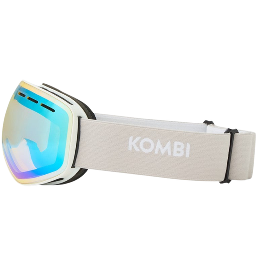 Storm Yellow-Ice Blue Ski Goggles - Unisex