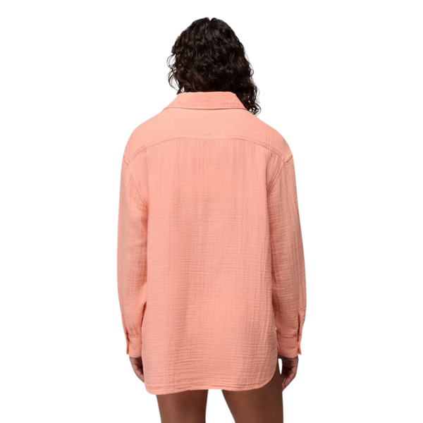 Hideaways Button Down Short-Sleeve Shirt - Women's