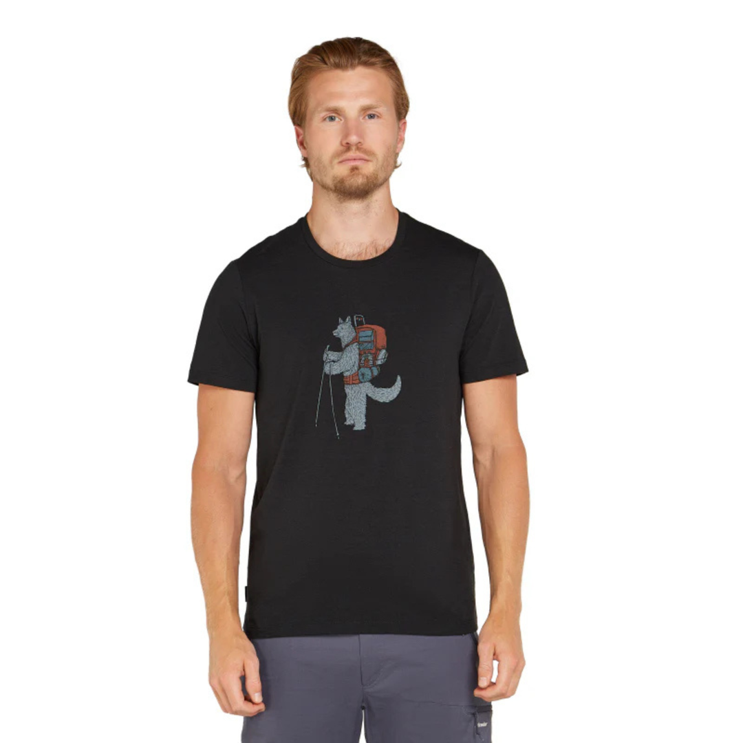 T-shirt Manches Courtes Merino Central Classic Tech Head - Homme