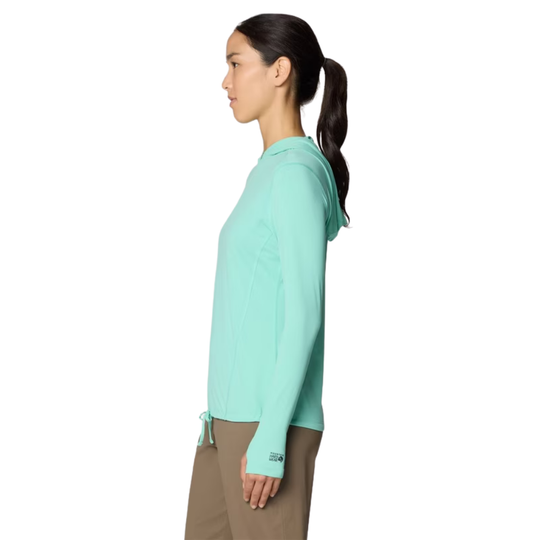 Crater Lake Long Sleeve Hooded Shirt - Women's