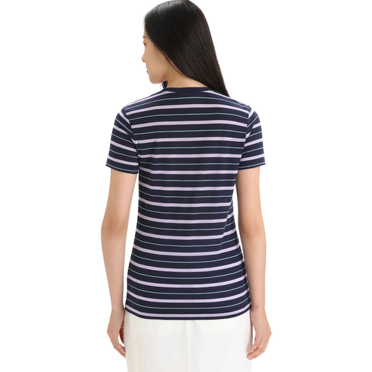 T-shirt Manches Courtes Wave Stripe - Femme