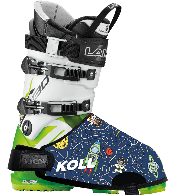 Chauffe-bottes de ski - Unisexe Space Print, vue de face