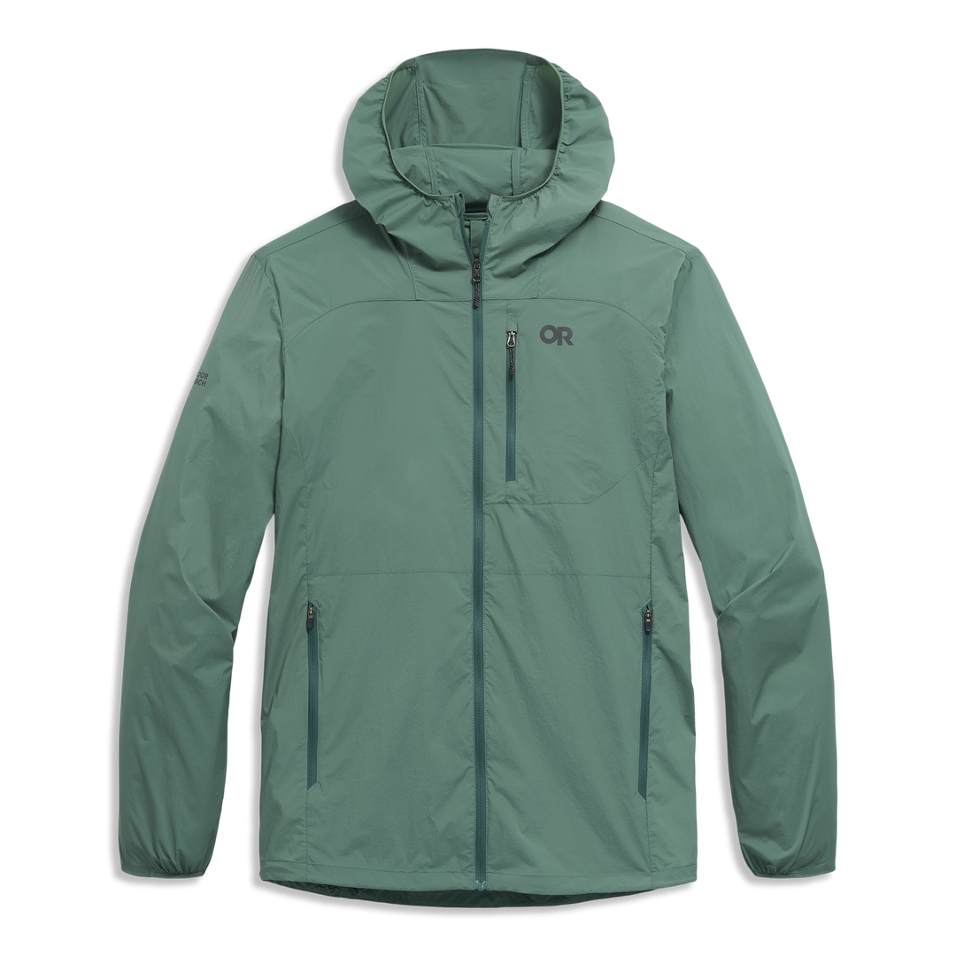 Manteau à capuchon Shadow Wind - Homme - Malachite