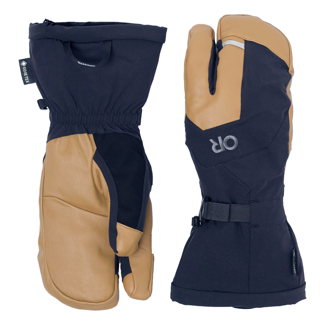 Gants Arete Modular GORE-TEX 3-Finger - Unisexe - Black/Dark Navy