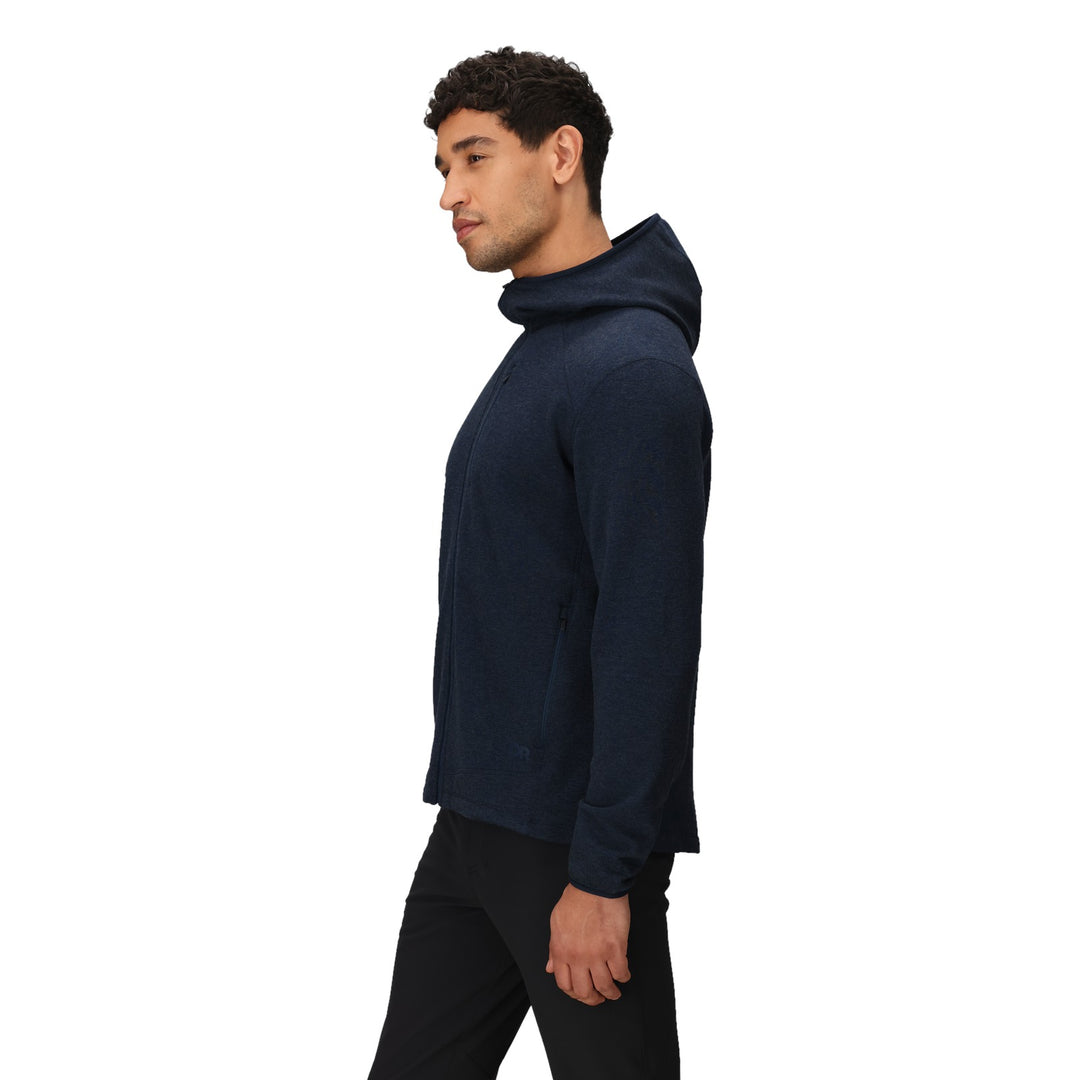 Manteau à capuchon polaire Crescent Full Zip - Homme - Dark Navy