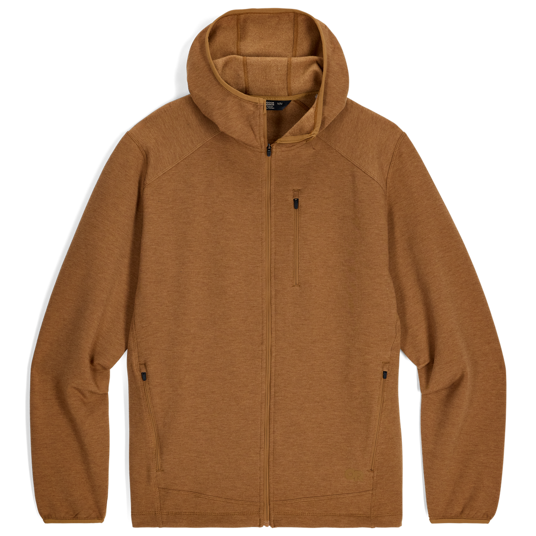 Manteau à capuchon polaire Crescent Full Zip - Homme - Bronze