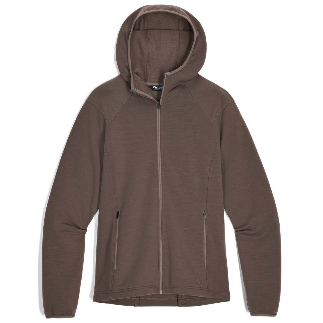 Manteau à capuchon polaire Crescent Full Zip - Femme - Sable