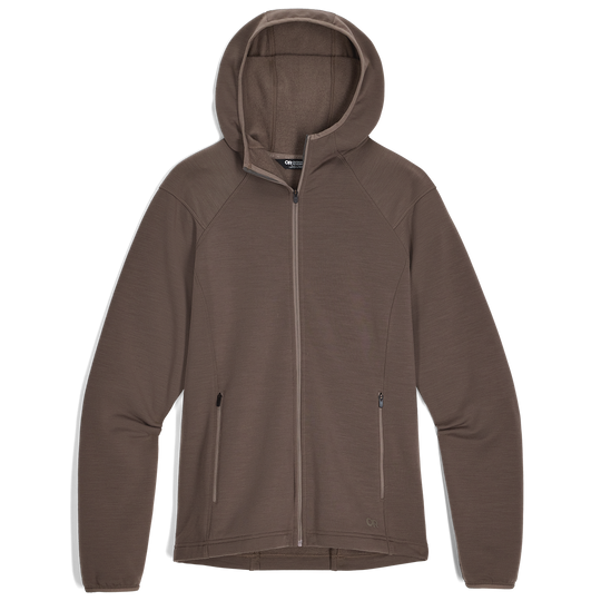 Manteau à capuchon polaire Crescent Full Zip - Femme - Sable