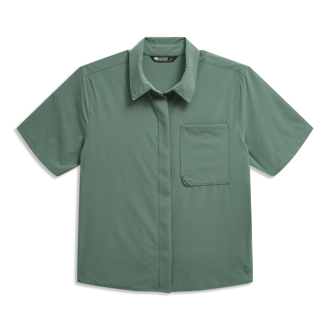 Chemise Astroman Sun manches courtes - Femme - Malachite