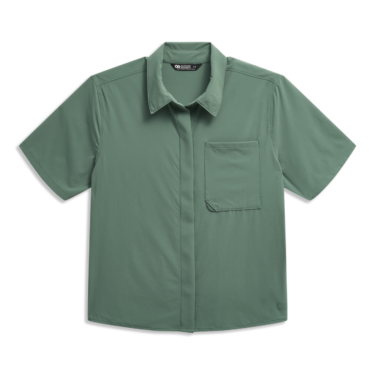 Chemise Astroman Sun manches courtes - Femme - Malachite