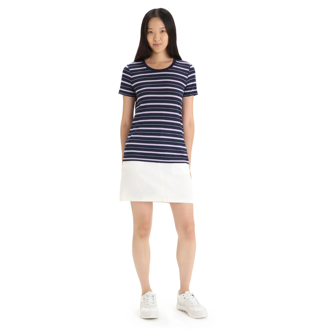 T-shirt Manches Courtes Wave Stripe - Femme