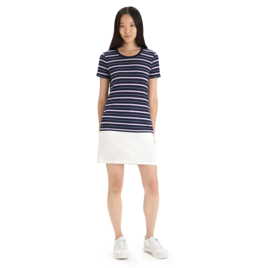 T-shirt Manches Courtes Wave Stripe - Femme