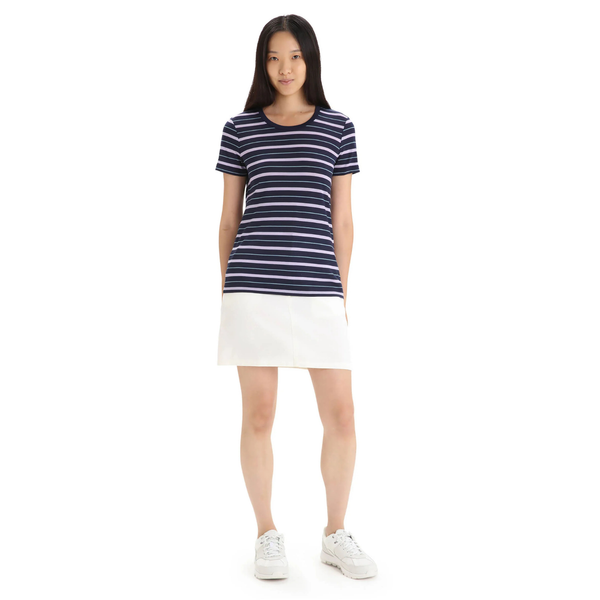 T-shirt Manches Courtes Wave Stripe - Femme