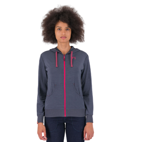 Chandail à Capuchon Coppolo Merino Zip Complet - Femme