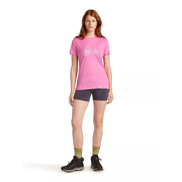 T-shirt Manches Courtes Merino 150 Tech Lite Van Camp - Femme