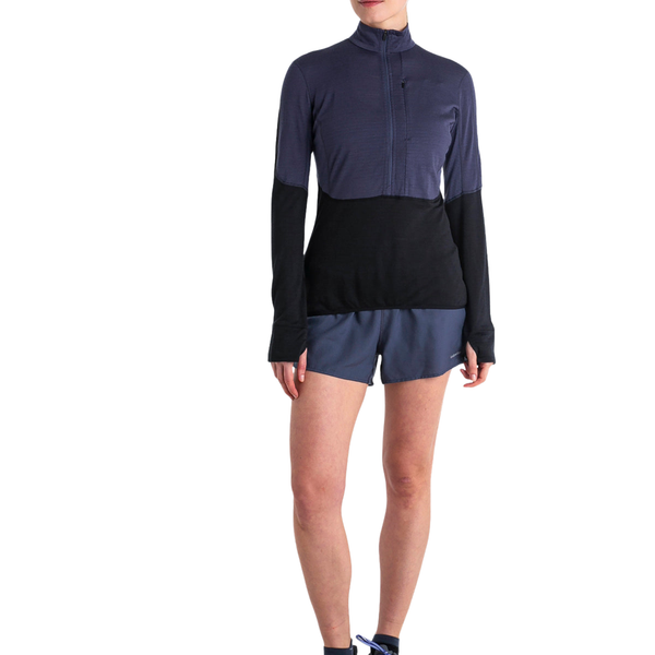 Merino Blend 200 RealFleece Descender Long Sleeve Half Zip Jacket - Women's