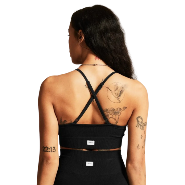 Women's Collective Rib Strap Sports Bra