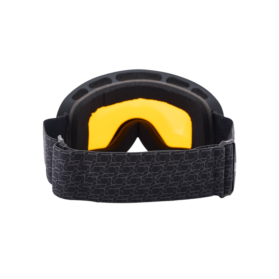 Curve Orange-Blue Ski Goggles - Unisex
