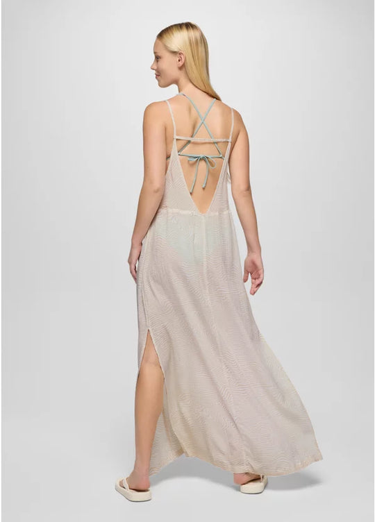 Robe maxi col V Fernie - Femme