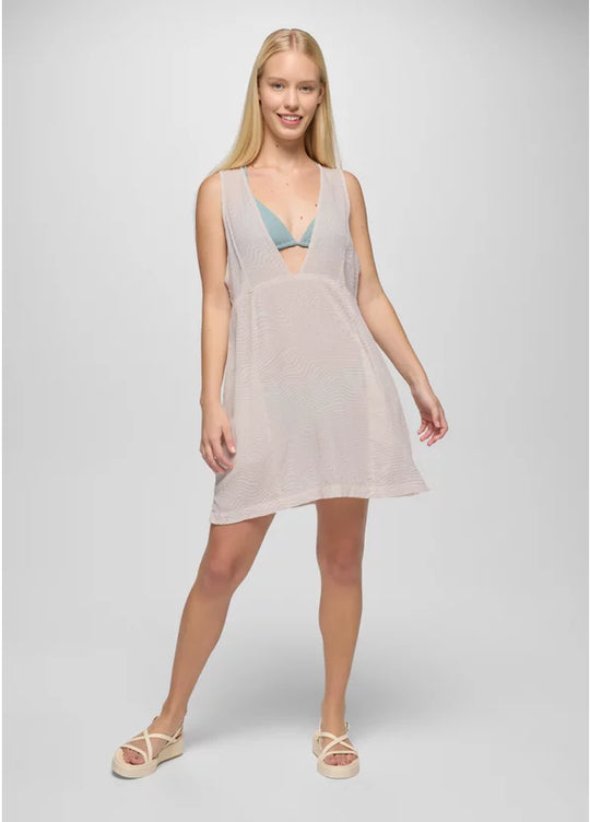 Robe mini col V Fernie - Femme